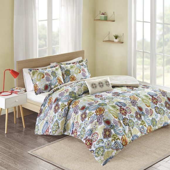 Mi Zone Duvet 3 pc Set Multi Color Twin - Picture 1 of 14